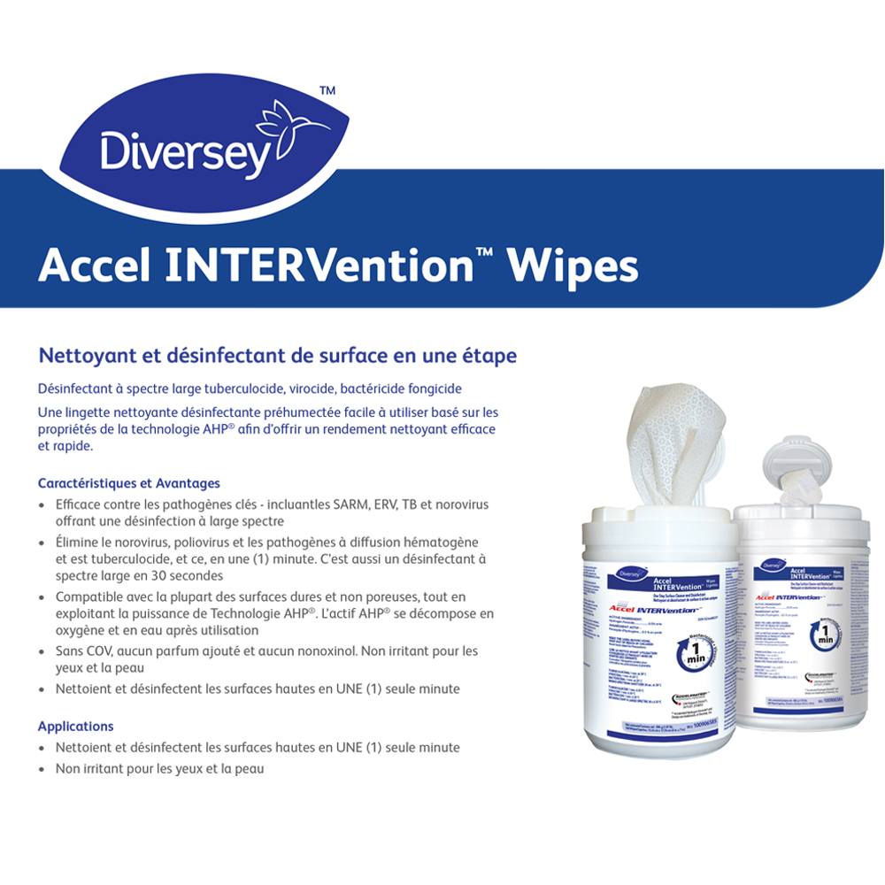 Accel INTERVention Wipes | 160 Wipes