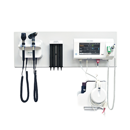 Système Otoscope Mural Welch Allyn 777 – Têtes 11720 Et 23810 – Occasion – Fonctionne