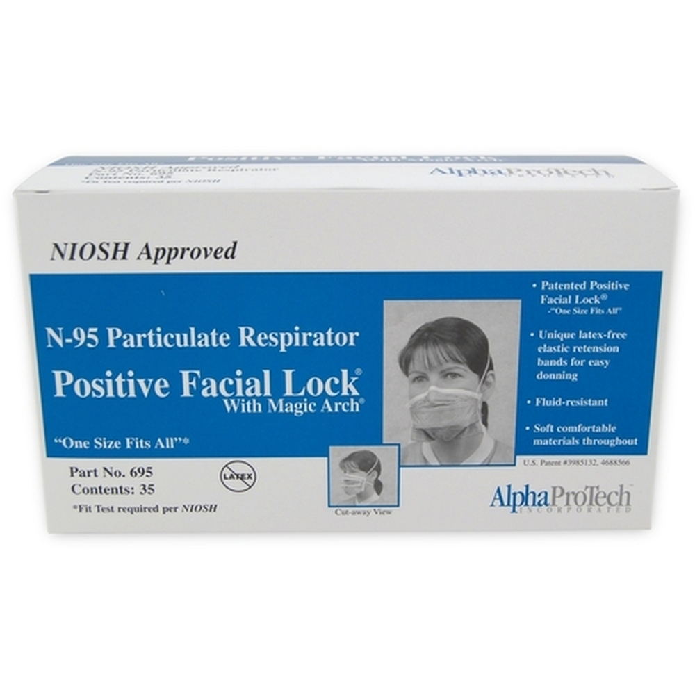 AlphaProTech Critical Cover™ PFL™ N-95 Particulate Respirator — C6.ca