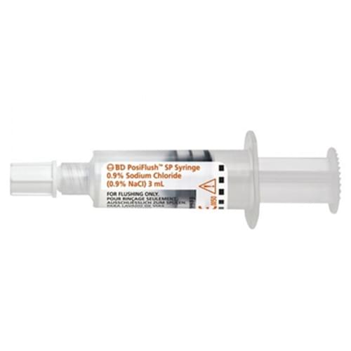3mL - BD PosiFlush™ Normal Prefilled Saline Syringes | Box of 30