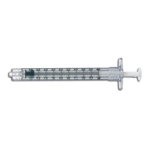 Tuberculin Syringe 1mL Blister Pack Luer Lock Tip (1cc Syringe) Box/100 #  763000 Medigrative * Low Dead Space * MEDIGRATIVE1S