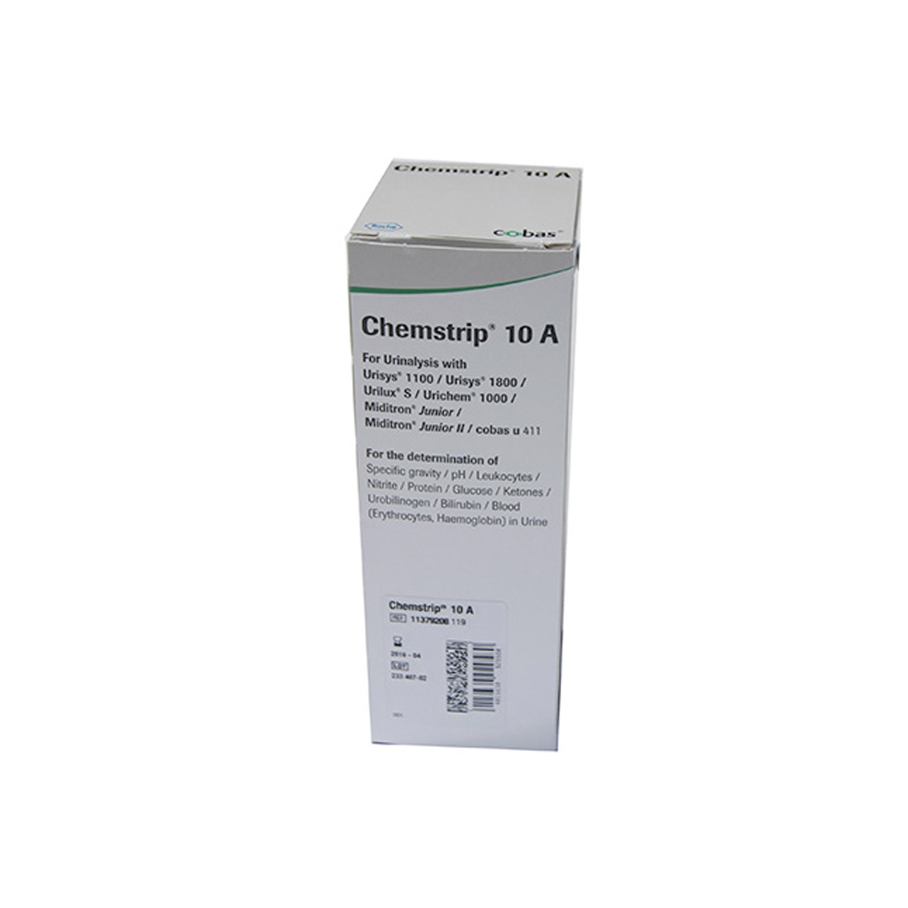 Roche Chemstrip® 10A Urinalysis Test Strips | 100 per Pack
