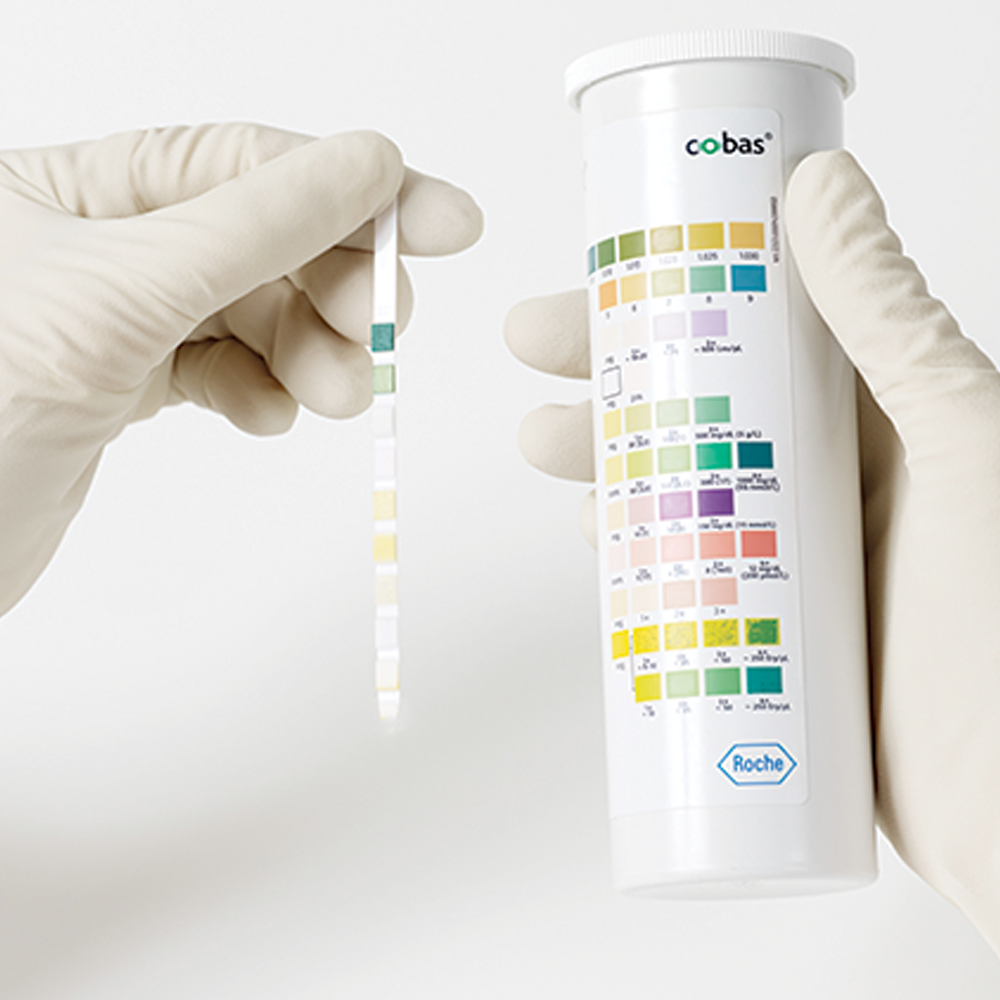 Roche Chemstrip® 9 Urinalysis Test Strips | 100 per Pack