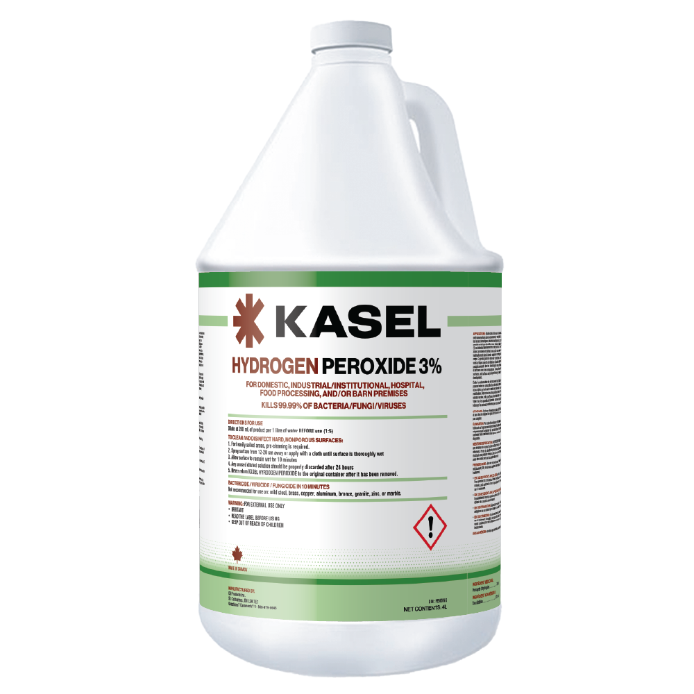 Kasel Hydrogen Peroxide 3% | 4L