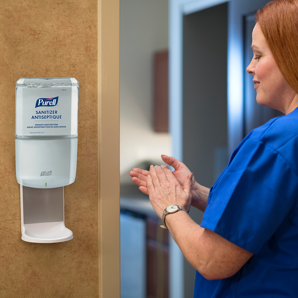 Purell ES8 Touch Free Hand Sanitizer Dispenser | White