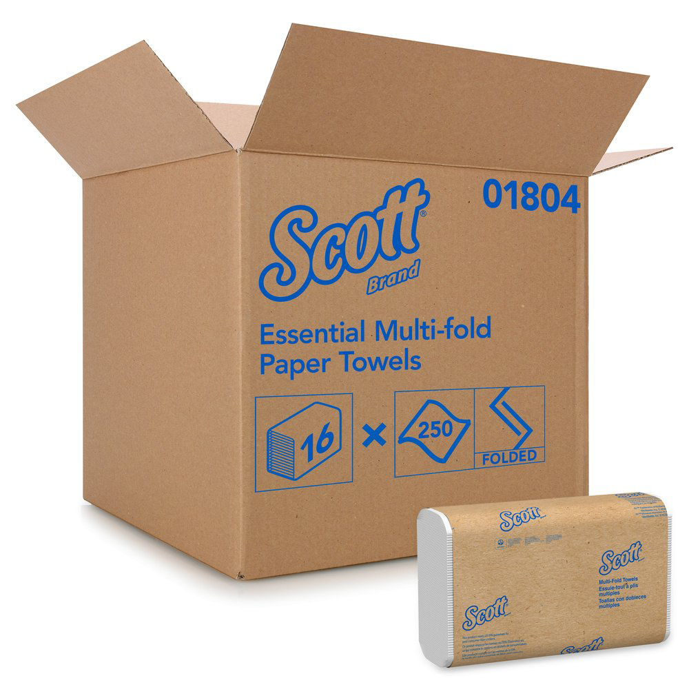 Scott® Essential Multi-Fold Paper Towels | 16 Packs per Case