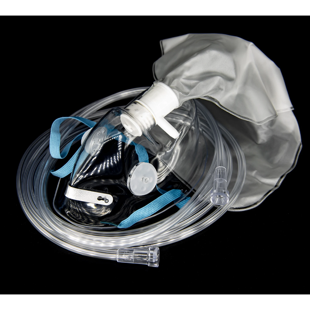 Adult Total Non-Rebreathing Mask (with Tubing) | 7', Disposable