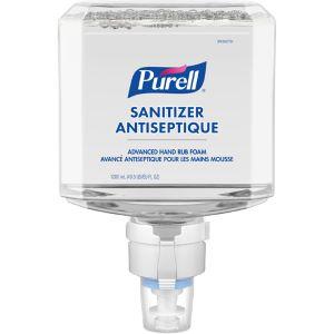 PURELL 70% ALCOHOL ADVANCED MOISTURIZING FOAM HAND SANITIZER FOR ES8 TOUCH-FREE ENERY-ON-REFILL DISPENSER 1200ML REFILL CARTRIDGE