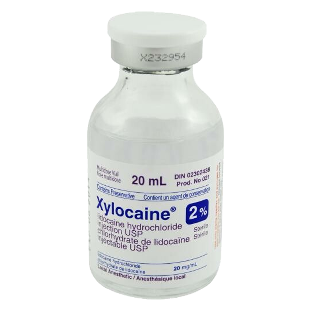 Xylocaine® Local Anesthetic Injection | 2% Plain w/Preservative